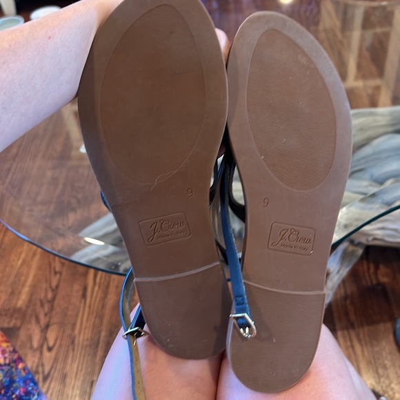 J Crew Size 9 gladiator sandals made in Italy - Picture 3 of 3